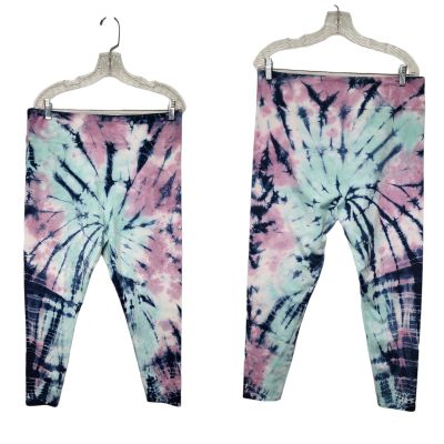 SO Tie-Dye Blue/Pink Wide Leg Lounge Leggings Size XL